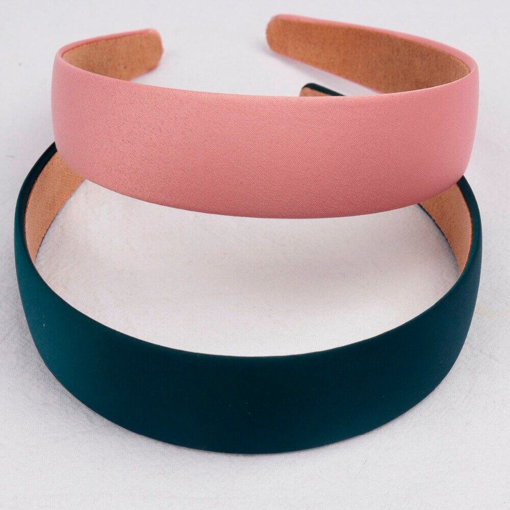 accessoire cheveux satin turquoise