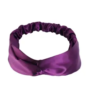 bandeau satin mauve