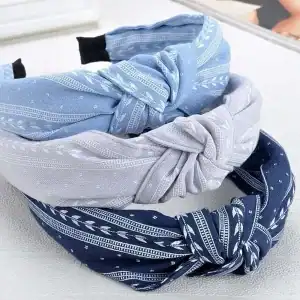 bandeau en tissu rose