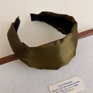 serre-tête femme satin vert