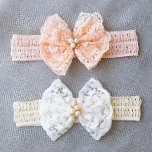 bandeau bébé dentelle