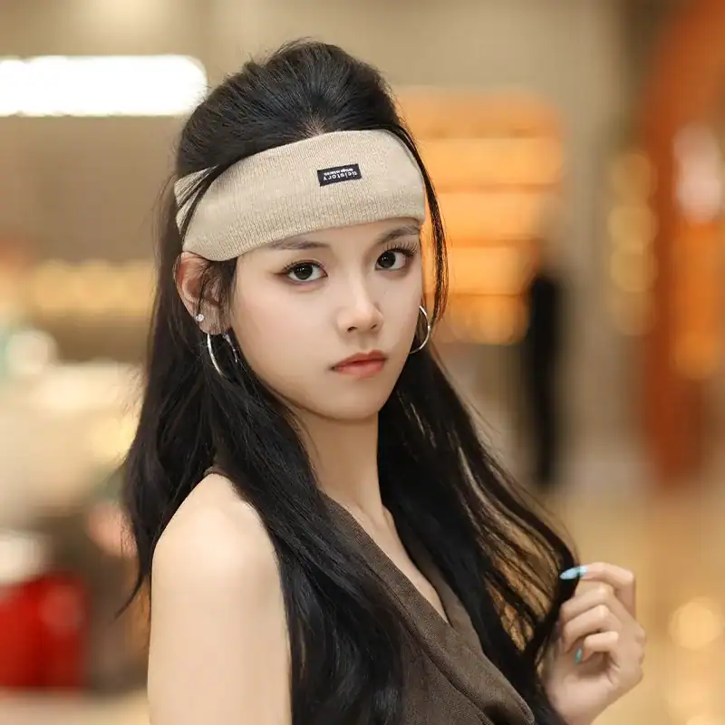 accessoire mode tricot blanc femme