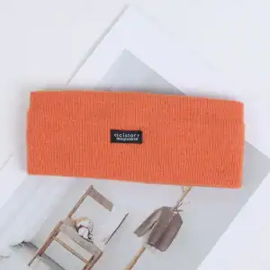 bandeau tricot femme orange