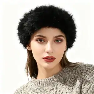 bandeaux fausse fourrure élégants