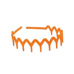 serre-tête cranté orange