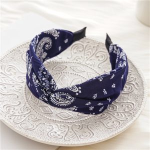 bandeau bleu bandana