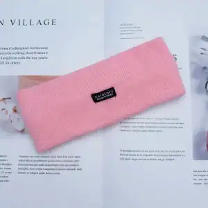 bandeau tricot femme rose