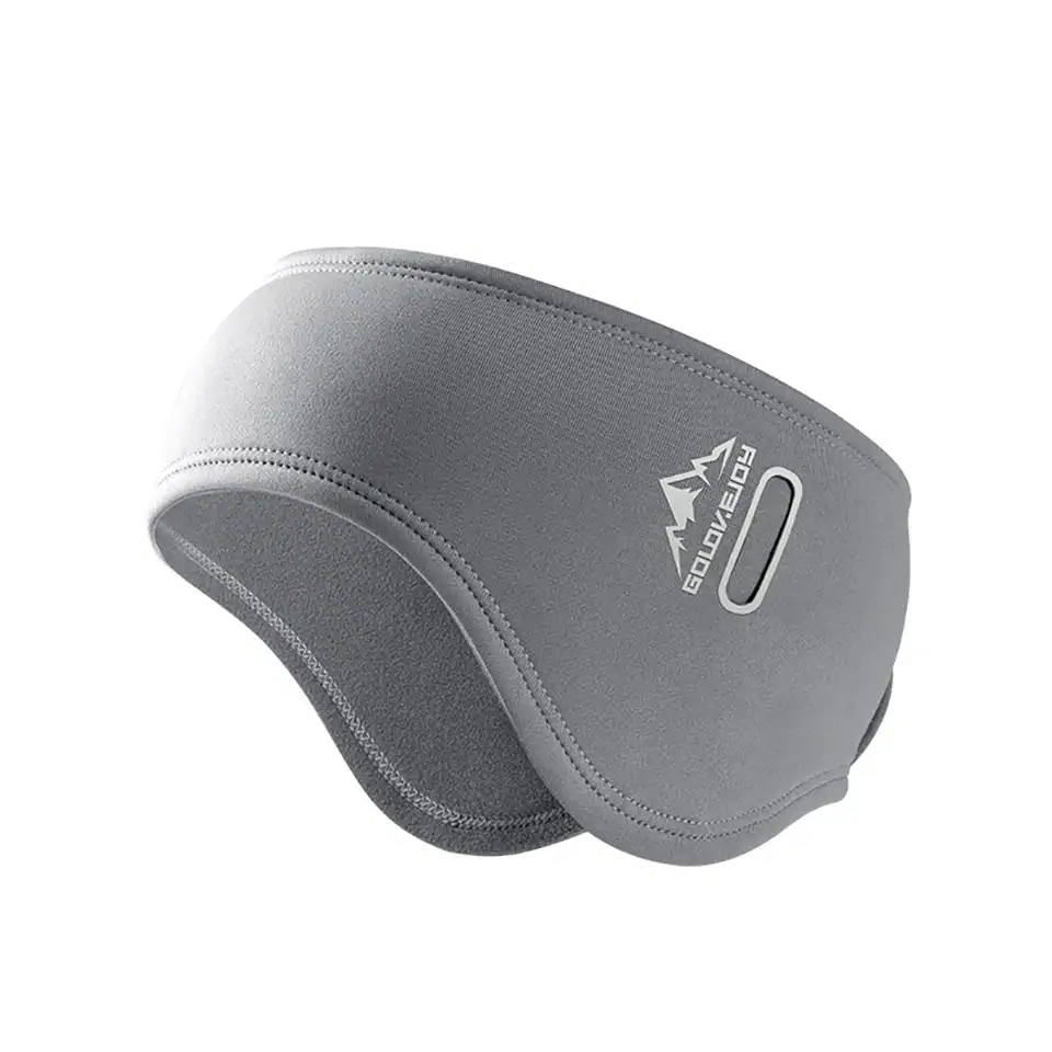 Bandeau ski gris élégant