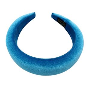 serre tête velours bleu