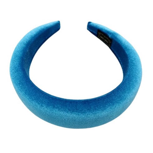 serre tête velours bleu