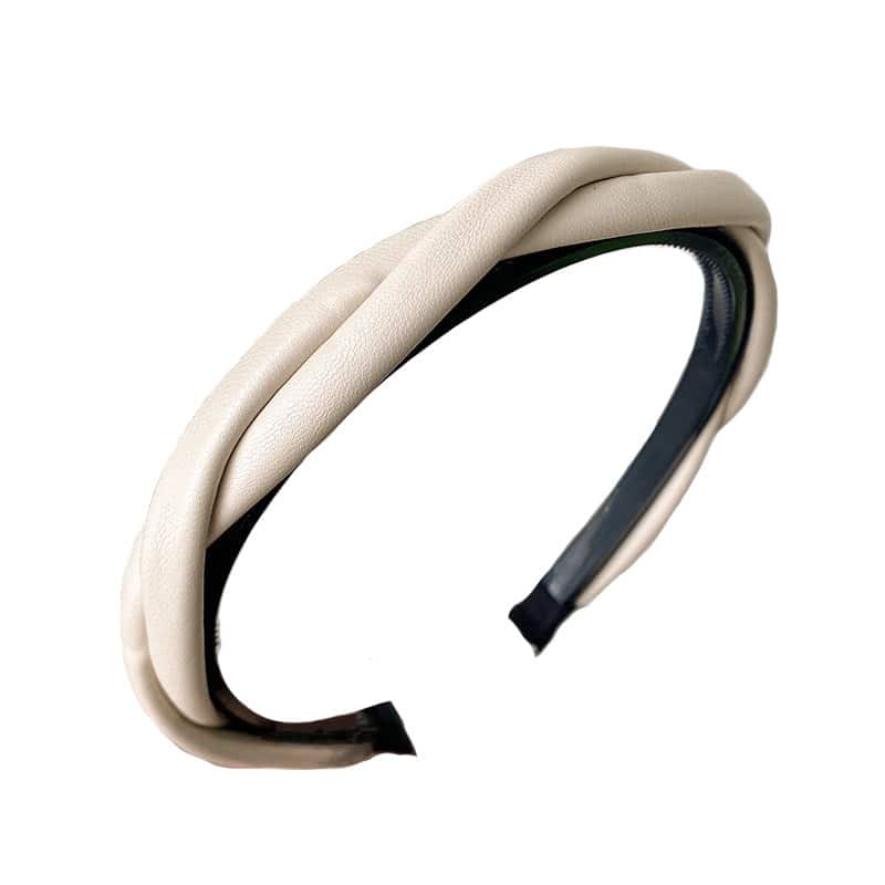 serre-tête crème élégant