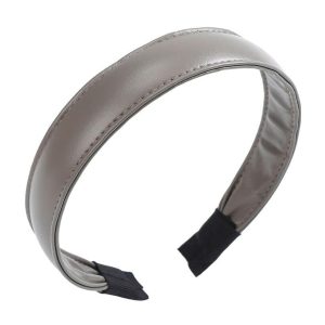 serre tête cuir marron
