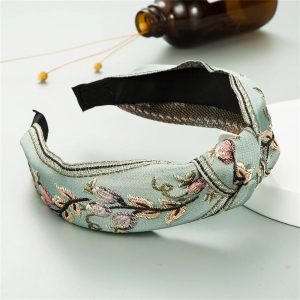 accessoire floral bleu