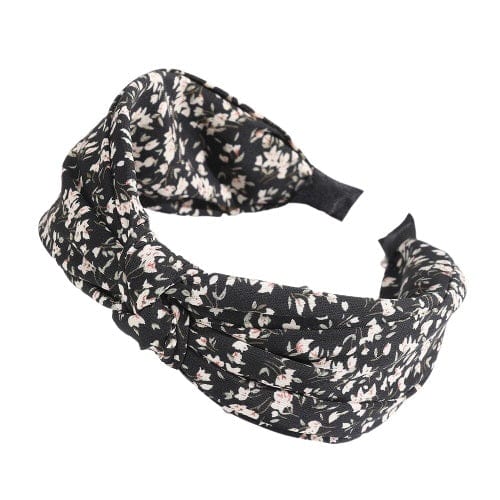 serre tête tissu fleuri chic