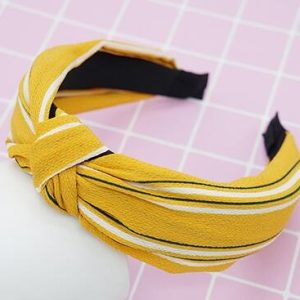 accessoire mode serre-tête jaune