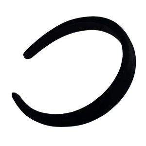 serre tête noir velouté