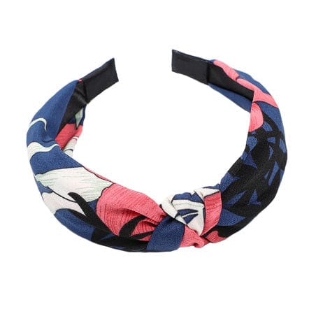 serre tête original feuille bleue