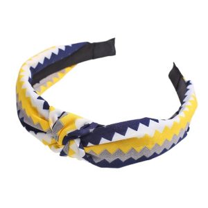 serre-tête rayures jaunes