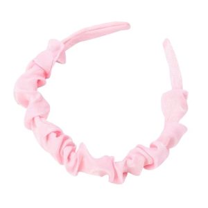 serre tête frou-frou rose bonbon