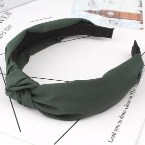 bandeau vert en tissu