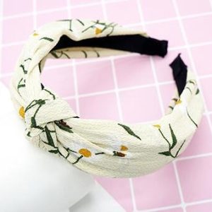 bandeau tissu fleuri élégant