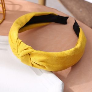 bandeau jaune en tissu