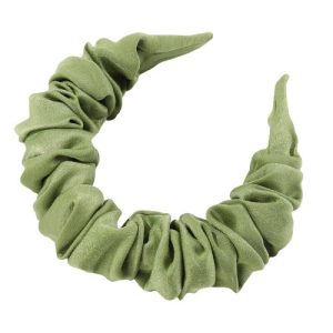 serre tête velours kaki