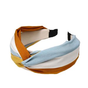 serre tête turban bleu