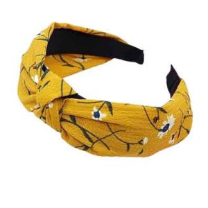 serre tête tissu fleuri