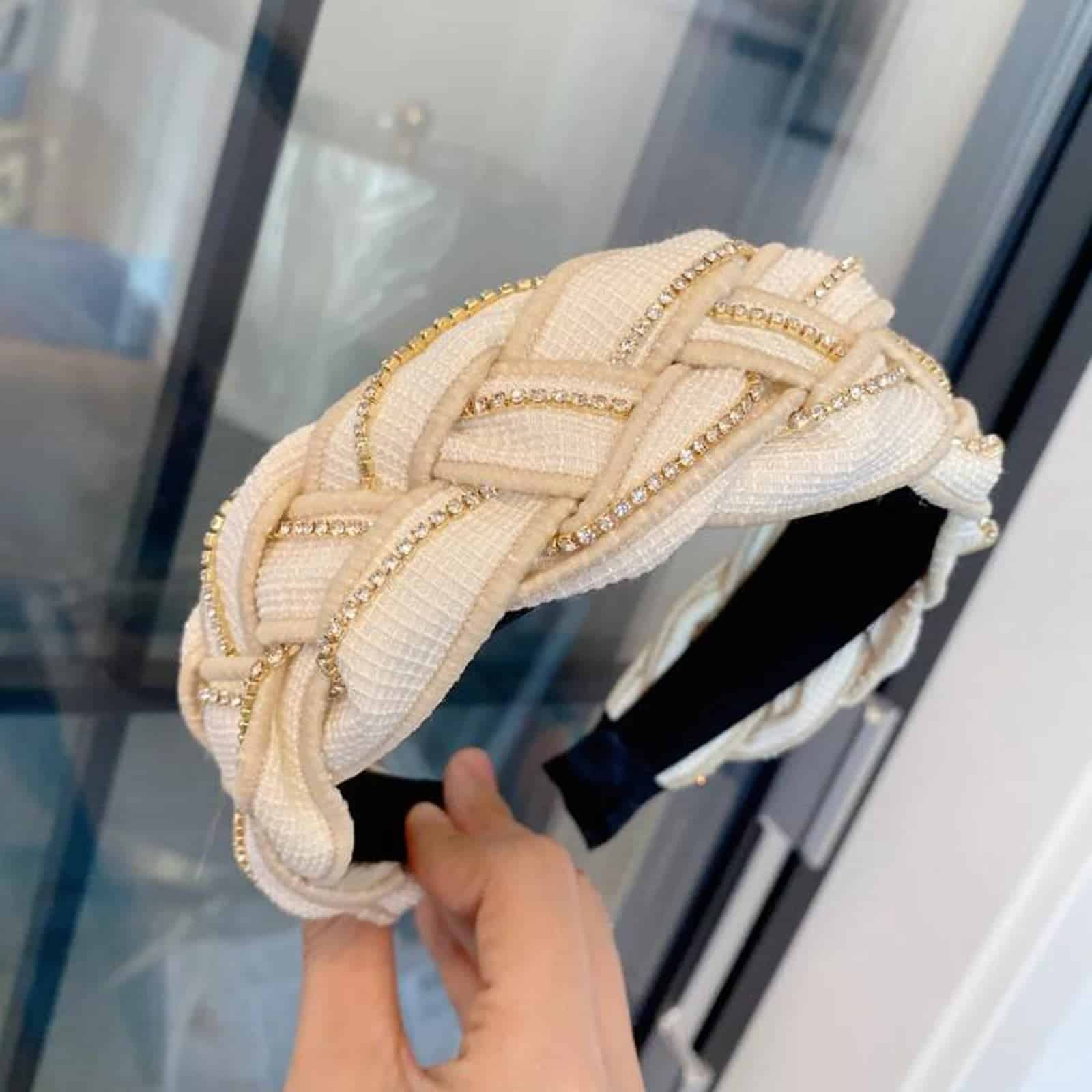 accessoire cheveux doré