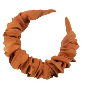 serre tête frou-frou noisette