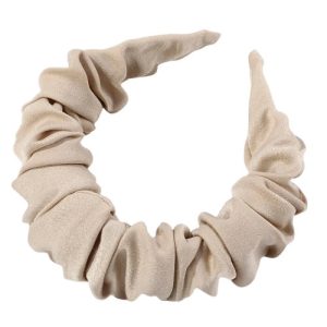 serre tête frou-frou beige