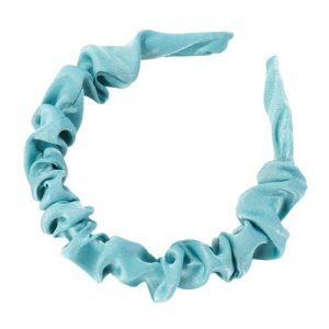 serre tête frou-frou turquoise