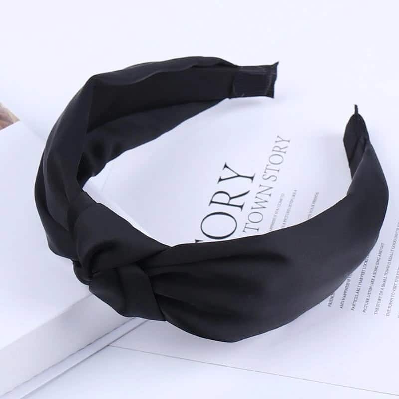 bandeau noir tissu