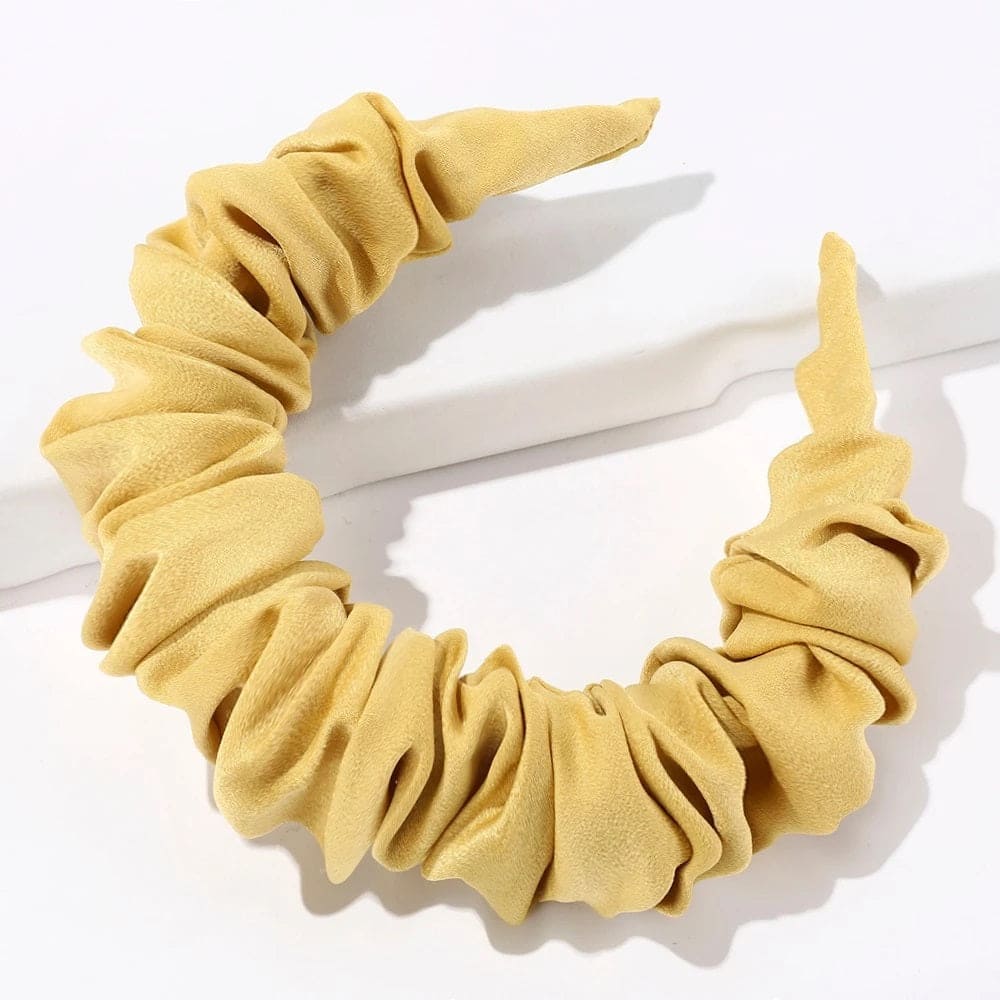 Accessoire coiffure jaune