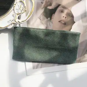 bandeau tissu vert