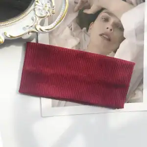 bandeau tissu rouge
