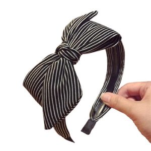 Serre tête maxi noeud noir