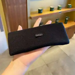 Bandeau tricot femme noir